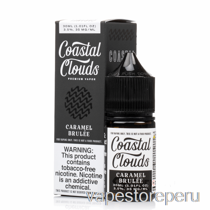 Vape Peru Caramelo Brulee Sal - Nubes Costeras Co. - 30ml 35mg